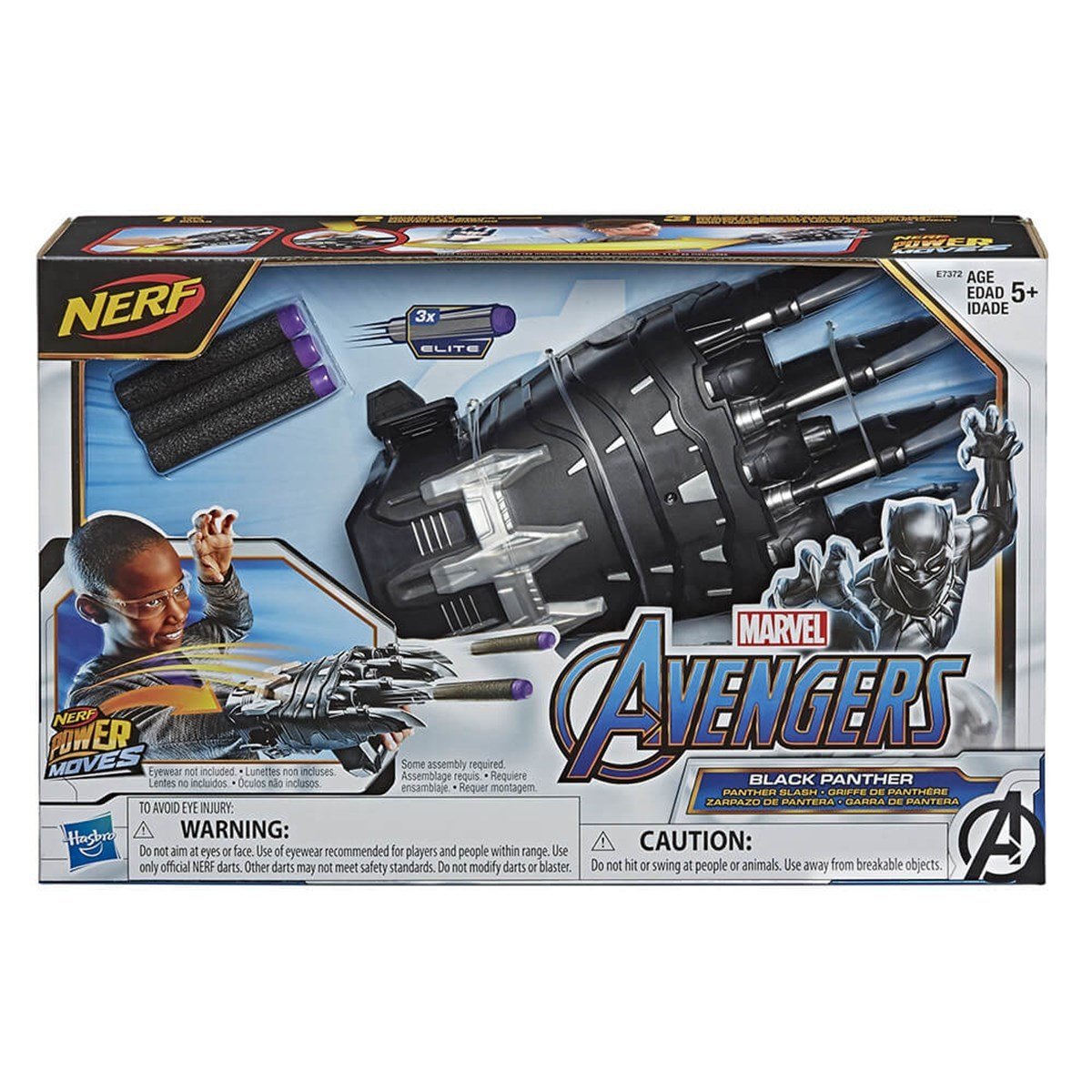 Hasbro Avengers Power Moves Black Panther E7372