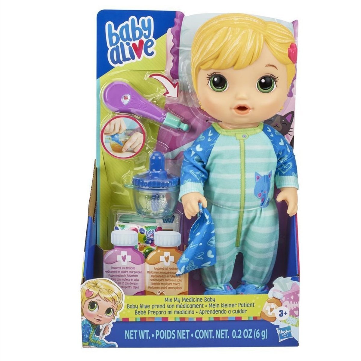 Hasbro Baby Alıve Bebeğim Hasta Oldu-Sarışın E6937