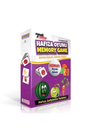 Moli Hafıza Oyunu Meyveler Sebzeler 1001278
