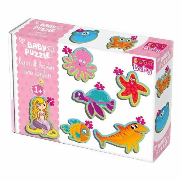 Diy-Toy Baby Puzzle Benim İlk Puzzlem Deniz Canlilari