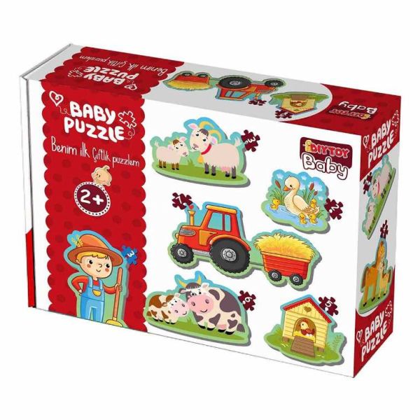 Diy-Toy Baby Puzzle Benim İlk Çiftlik Puzzlem