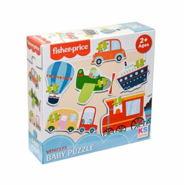 Ks Games Fisher Price Baby Puzzle Vehıcles FP13415