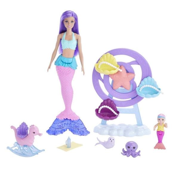 Mattel Barbie Deniz Kızı Bebek ve Çocuk HLC30