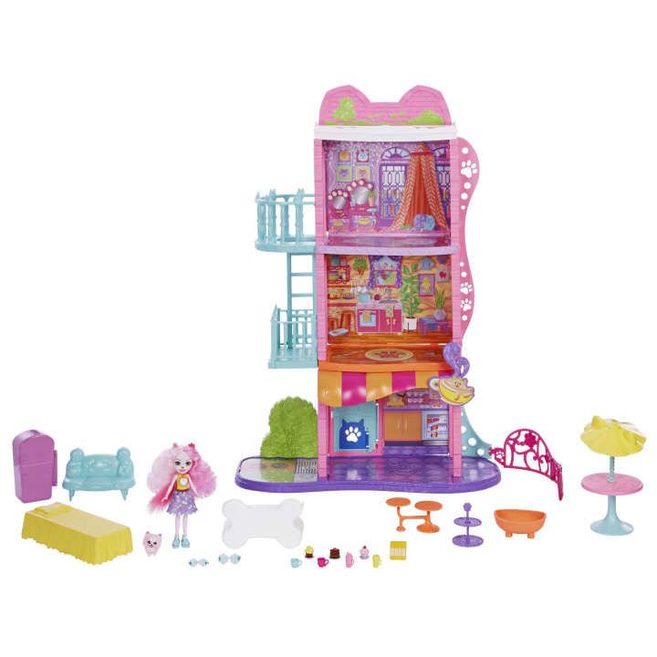 Mattel Enchantimals Şehir Evi ve Kafe Set HHC18