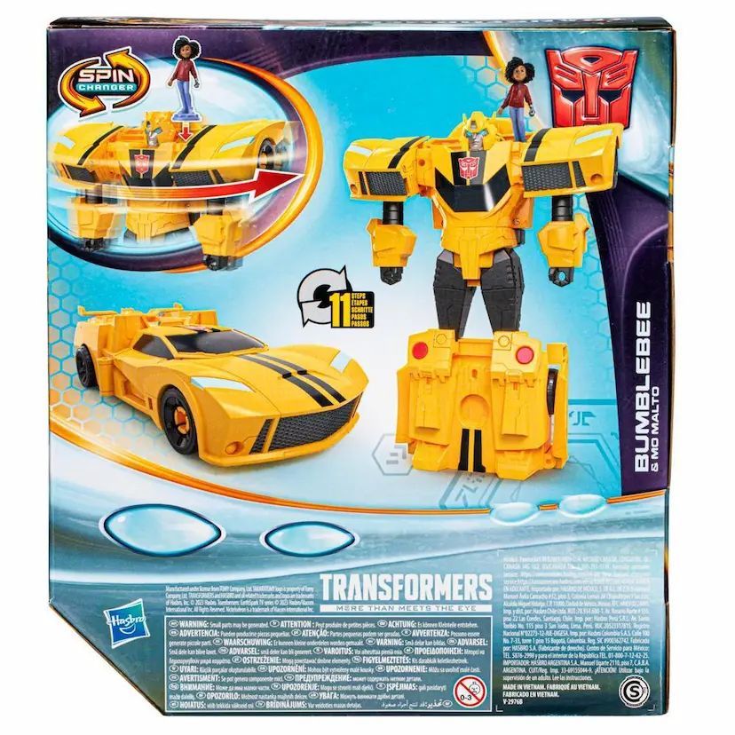 Hasbro Earthspark Spinchanger Bumblebee F7662