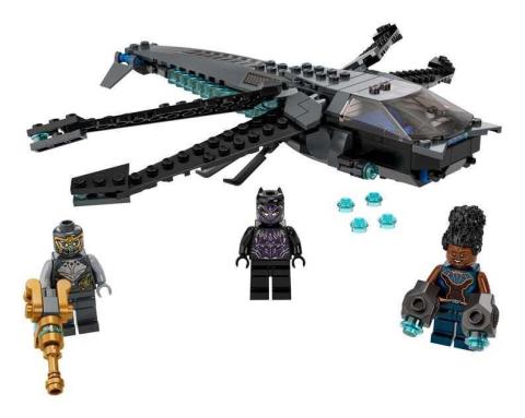 Lego Marvel Avengers Black Panther Ejderha Uçağı 76186 Yapım Seti Oyuncağı 76186
