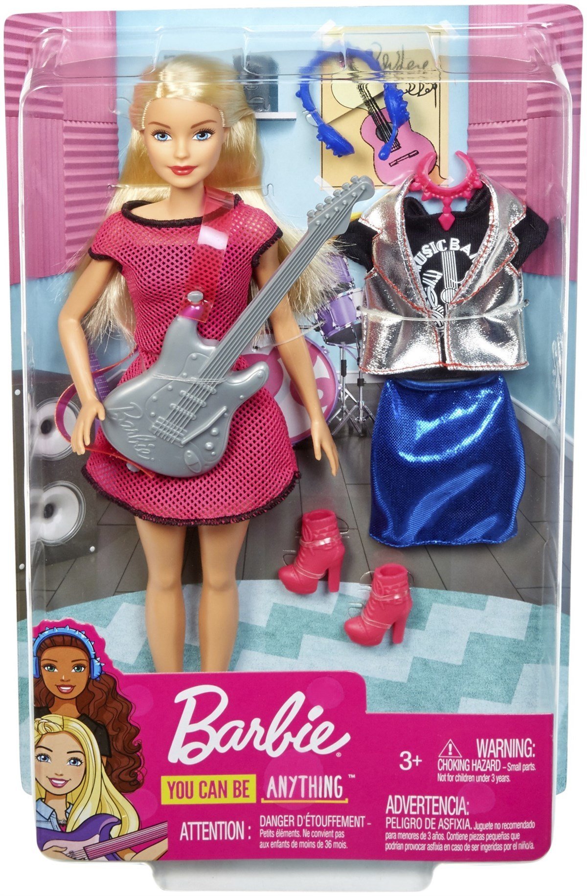 Mattel Barbie Bebek Rockstar GDJ34