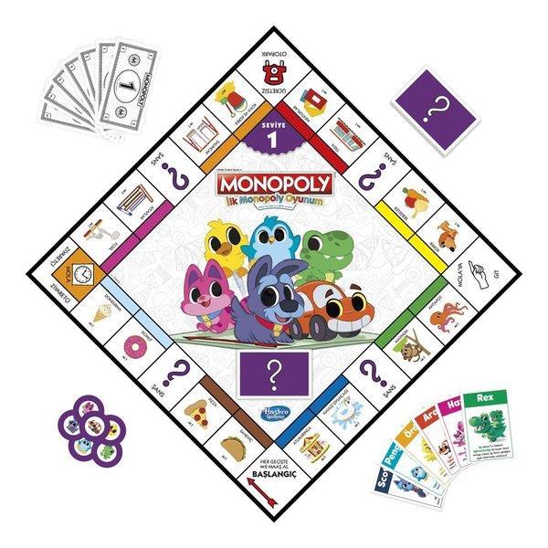 Hasbro Discover İlk Monopoly Oyunum F4436