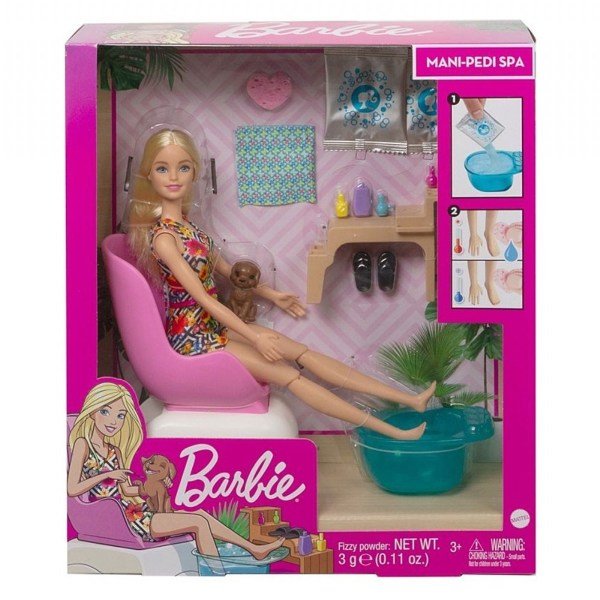 Mattel Barbie Sağlıklı Tırnak Bakımı Oyun Seti