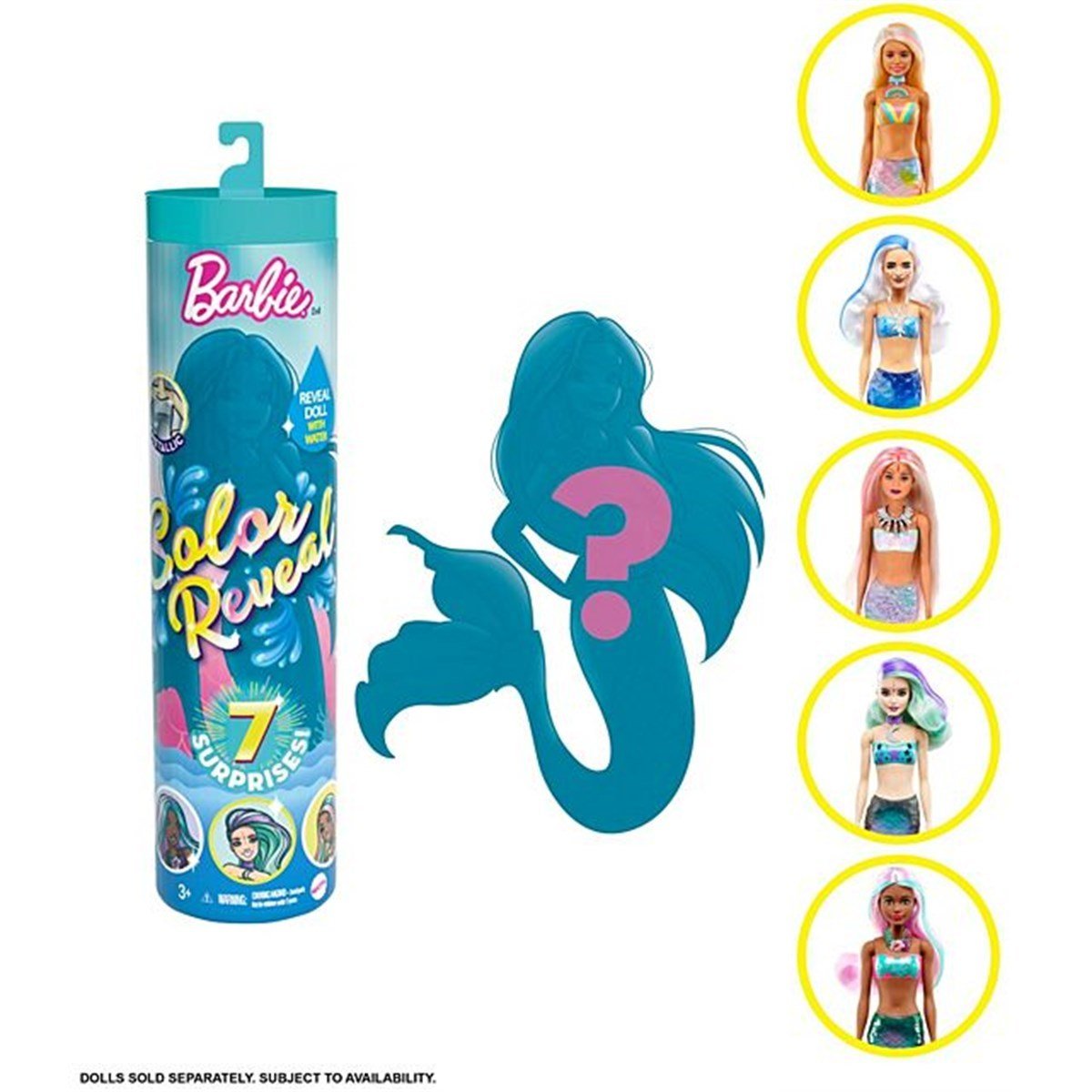 Mattel Barbie Color Reveal Renk Değiştiren Sürpriz