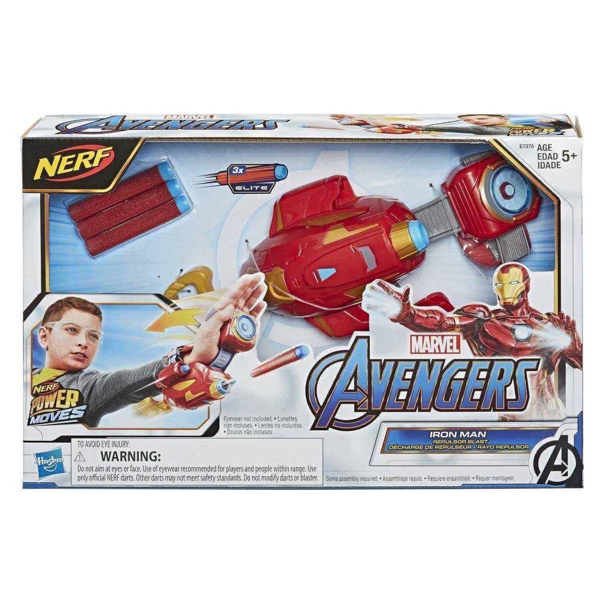 Hasbro Avengers Power Moves Role  Iron Man E7376