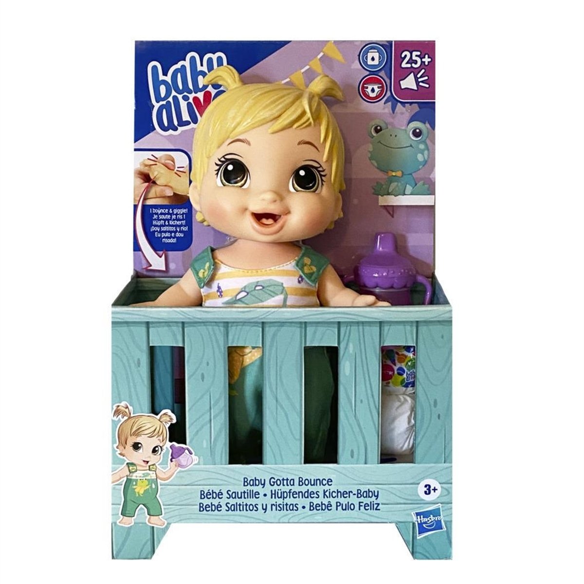 Hasbro Baby Alive Zıplayan Bebeğim  E9427