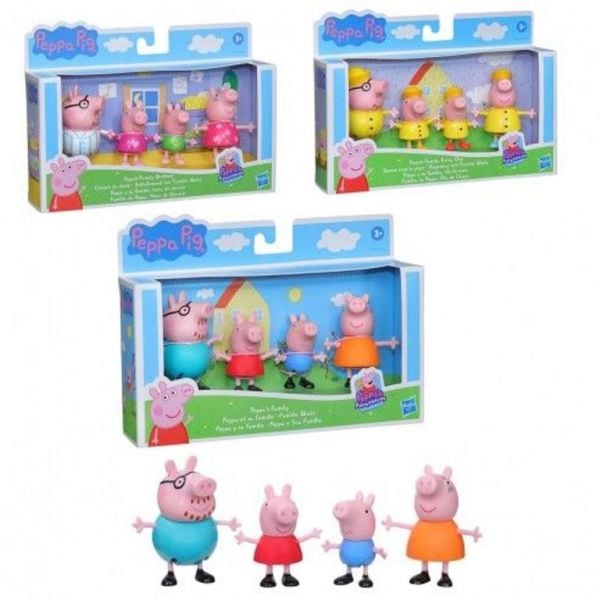 Hasbro Peppa Pig Ve Ailesi Dörtlü Figür Seti F2171