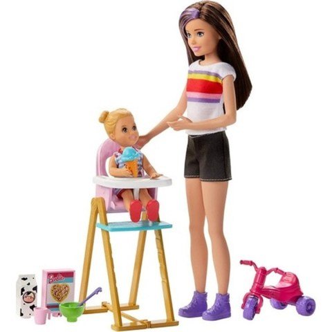 Mattel Barbie Bebek Bakıcısı Bebeği ve Aksesuarları FHY97