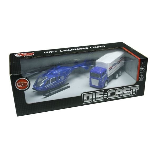 Vardem Çek Bırak Die Cast Kamyon Helikopter XFD107