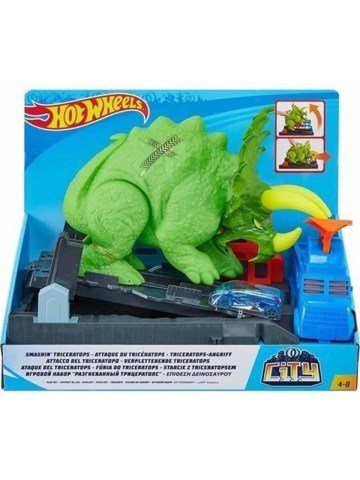 Mattel Hot Wheels Triceratops Saldırısı Oyun Seti GBF97