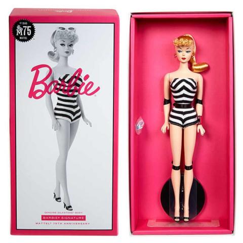 Mattel Barbie Koleksiyon 75. Yıl Mattel Bebeği GHT46