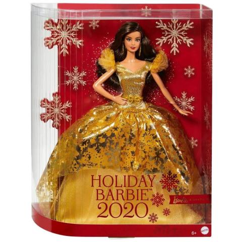 Mattel Barbie 2020 Esmer Mutlu Yıllar Bebeği GHT56