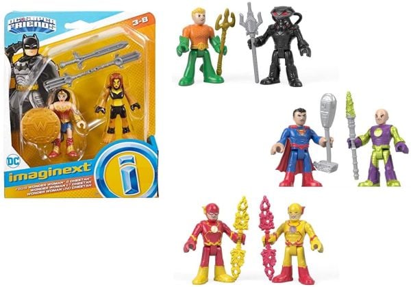 Mattel Imaginext Figura x 2 Wonder Woman y Cheetah DTP69
