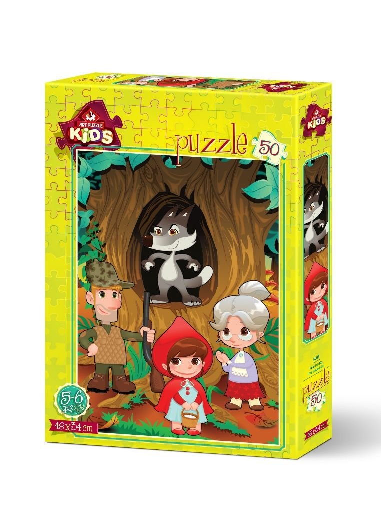 Art Puzzle Pelerinli Kız 50 Parça 4503