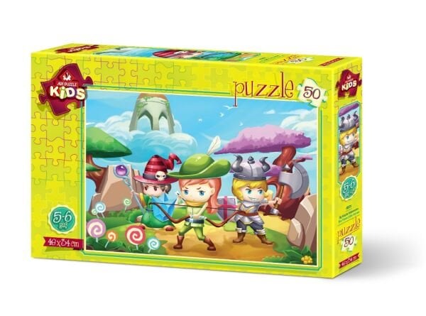 Art Puzzle Üç Küçük Kahraman 50 Parça 4501