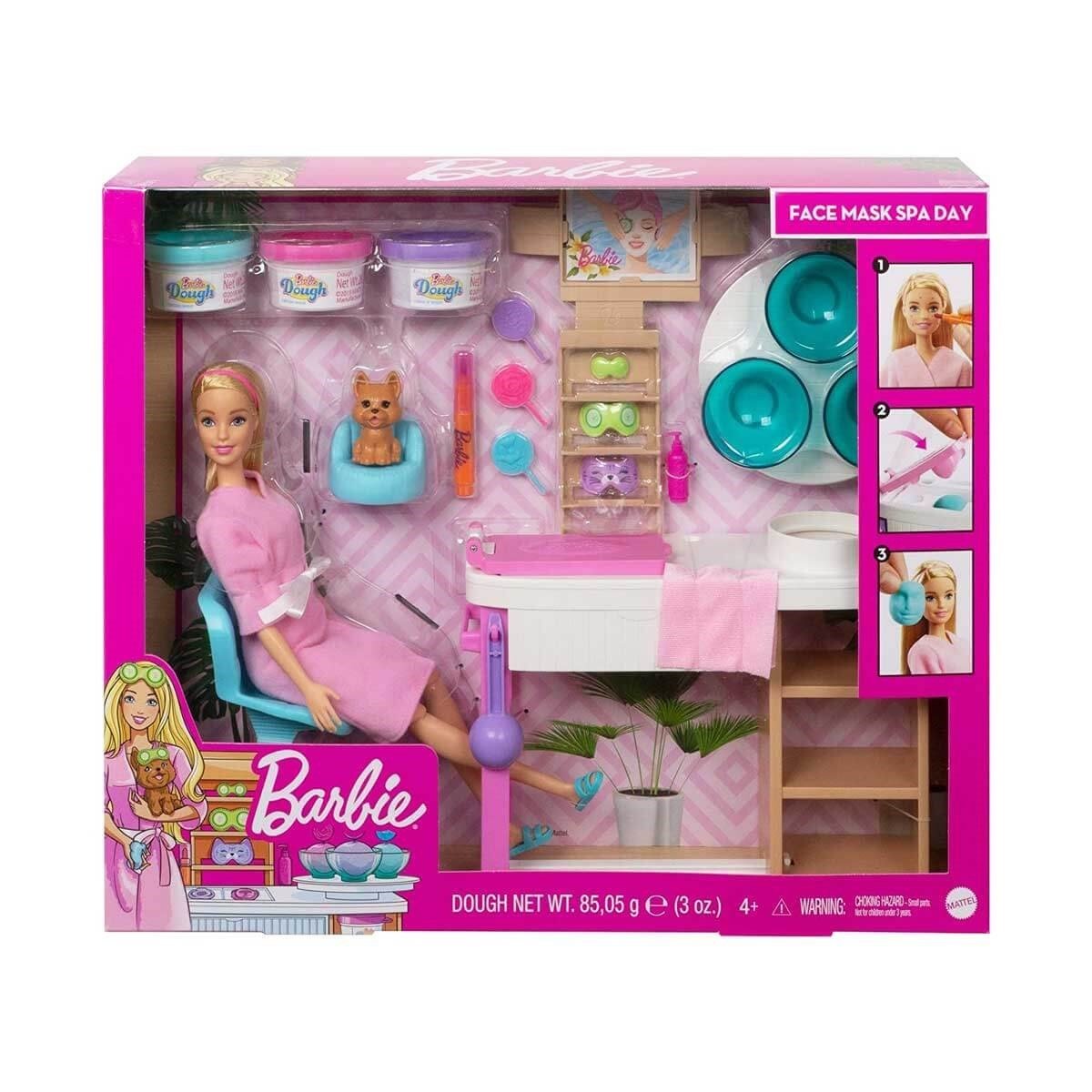 Mattel Barbie Yüz Bakımı Yapıyor Oyun Seti GJR84