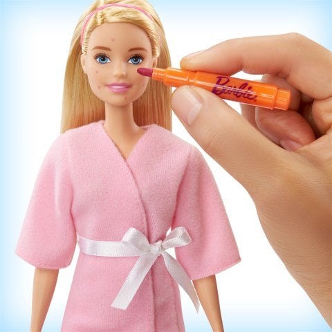 Mattel Barbie Yüz Bakımı Yapıyor Oyun Seti GJR84