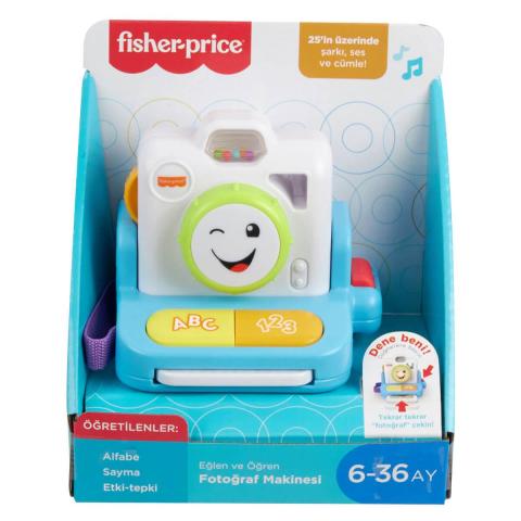 Mattel Fisher Price Eğlen ve Öğren Fotoğraf Makinesi GRW46