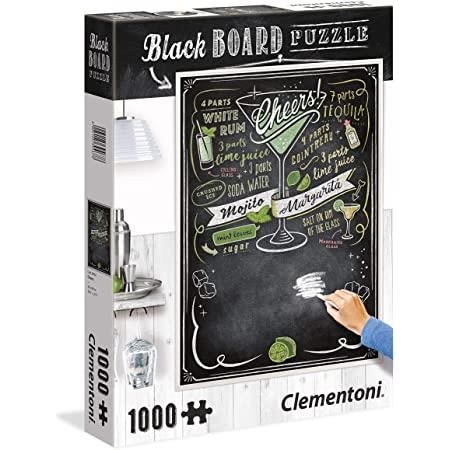 Clementoni 1000 Parça Puzzle Blackboard Puzzle Coffee 39466