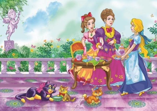 Art Puzzle Hizmetçi Prenses 200 Parça 5677