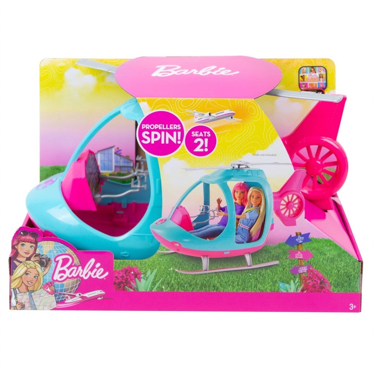 Mattel Barbie'nin Pembe Helikopteri FWY29