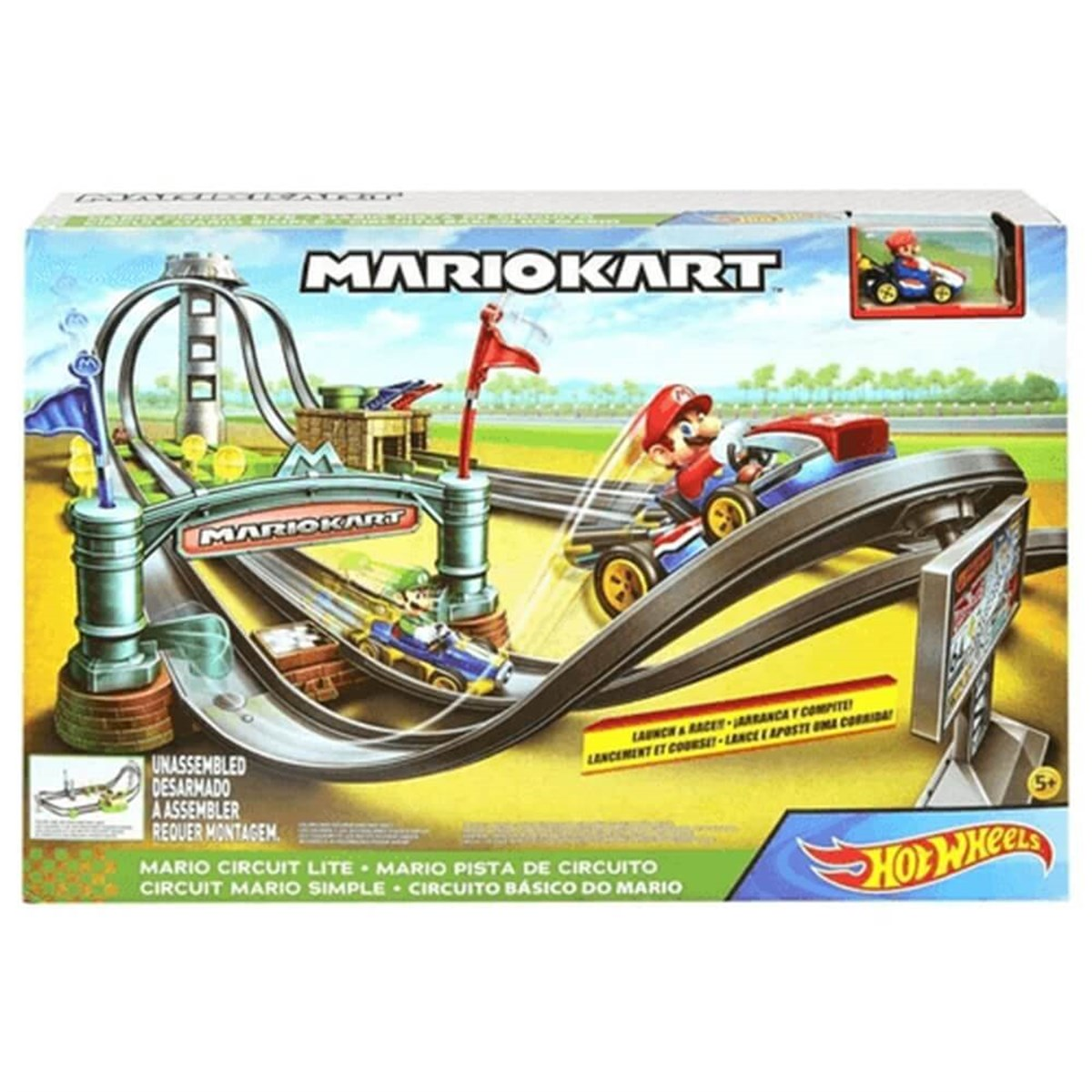 Mattel Hot Wheels Mario Kart Çılgın Dönüş Parkuru GHK15