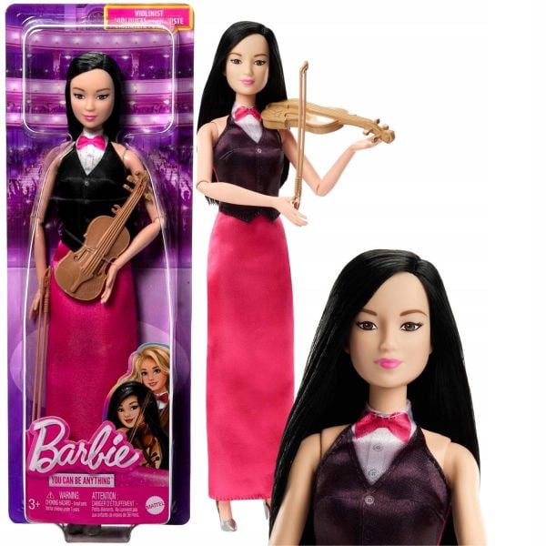 Mattel Barbie Kariyer Kemancı Müzisyen Bebek HKT68