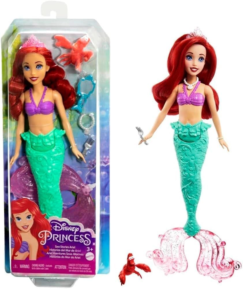 Mattel Disney Prenses Deniz Kızı ve Aksesuar HLW35