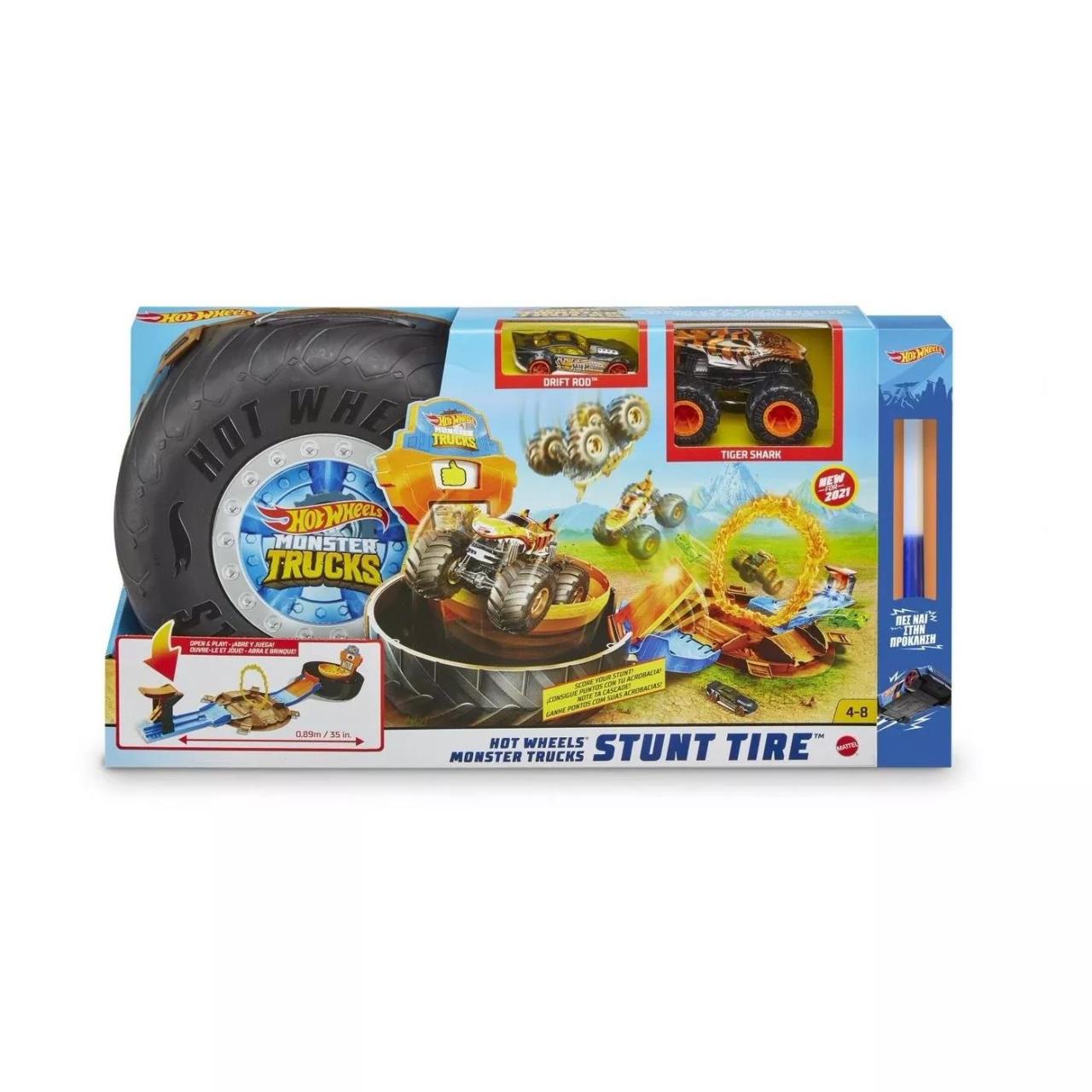 Mattel Hot Wheels Monster Trucks Akrobasi Tekerleği Oyunu GCK48