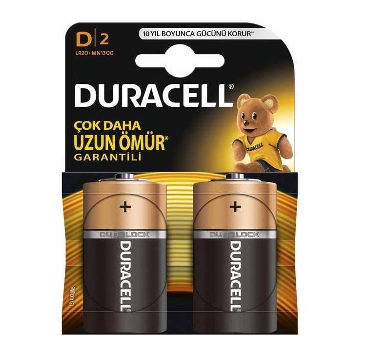 Duracell Büyük Boy Pil Kartela (2li) 5005988