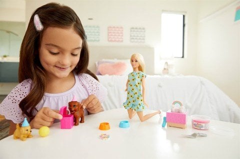 Mattel Barbie ve Köpek Partisi Oyun Seti GXV75