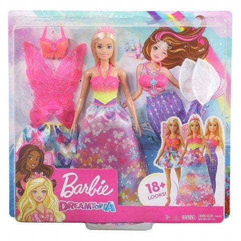 Mattel Barbie Dönüşen Prenses Bebek GJK40