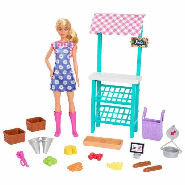 Mattel Barbie Çiftçi Pazarı Oyun Seti HCN22