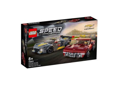 Lego Speed Corvette C8R and 68 C3 76903