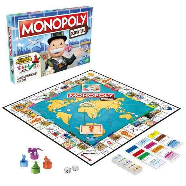 Hasbro Monopoly Dünya Turu F4007