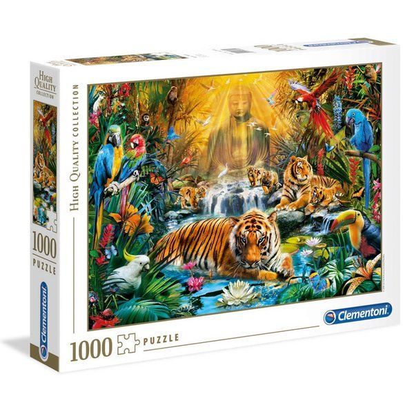 Clementoni Puzzle 1000 Hqc Mystic Tigers 39380