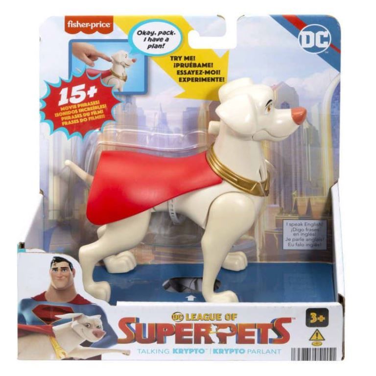 Mattel Imaginext DC League of Super Pets Sesli Figürler HJF78