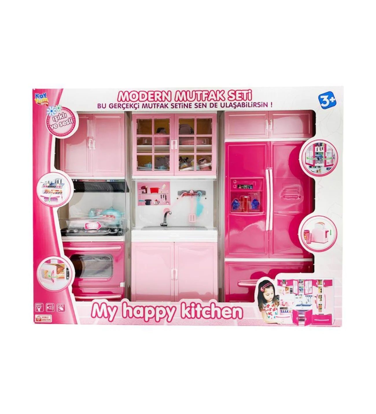 Kayyum My Happy Kitchen Mutfak Set 3 Lü 3835-1-2-3