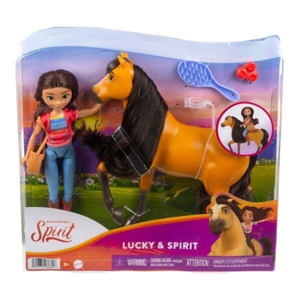 Mattel Spirit Bebek ve Güzel Atı Oyun Setleri HHL1