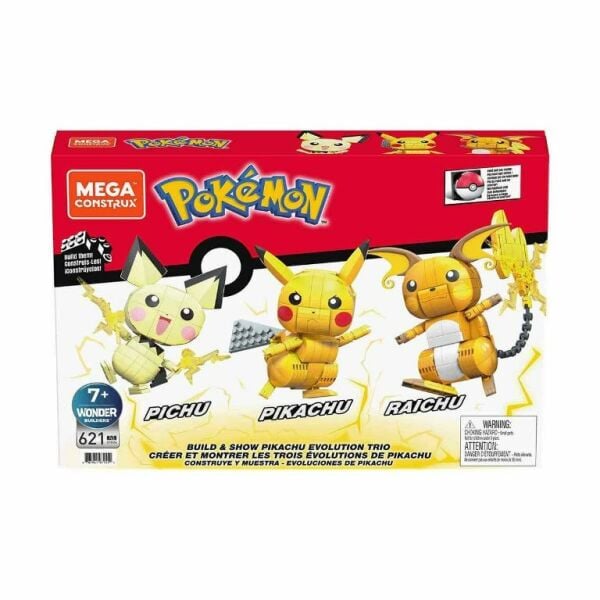 Mattel Mega Pokemon Pikachu Dönüşüm 3lüsü GYH06