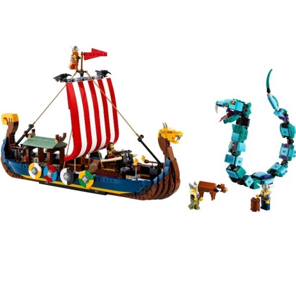 Lego Creator Viking Gemisi Midgard Yılanı 31132