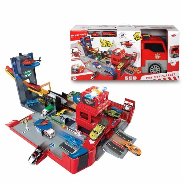 Simba Folding Fire Truck Playset 719005