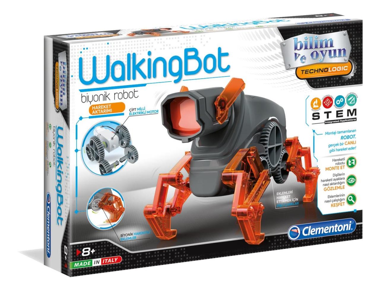 Clementoni Robotik Laboratuvarı Walking Bot  64441