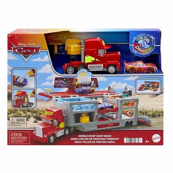 Mattel Cars Mack Tır Renk Değişimi Eğlencesi HPD82